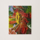 Chrysanthemumbloem Legpuzzel (Verticaal)