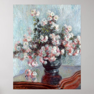 Chrysanthemums (1882) van Claude Monet Poster