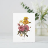 Chrysanthemums Briefkaart (Staand voorkant)