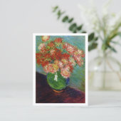 Chrysanthemums Claude Monet Briefkaart (Staand voorkant)