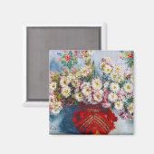 Chrysanthemums Claude Monet Magneet (Voorkant / Achterkant)
