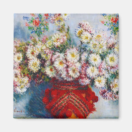 Chrysanthemums Claude Monet Magneet