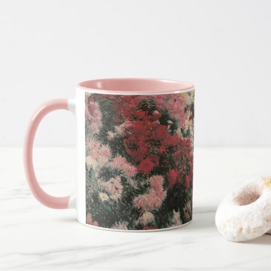 Chrysanthemums door Dennis Bunker Miller, Fijne Ku Mok (Met donut)