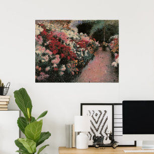Chrysanthemums door Dennis Bunker Miller, Fijne Ku Poster