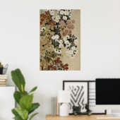 Chrysanthemums door Meester van I-nen Zegel Poster (Thuiskantoor)
