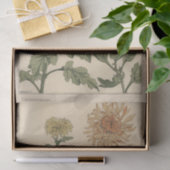 Chrysanthemums, Eugene Grasset's Botany-serie Tissuepapier (Geschenk)