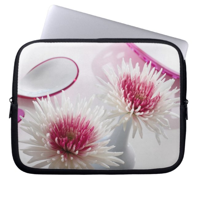 Chrysanthemums Laptop Sleeve (Voorkant)