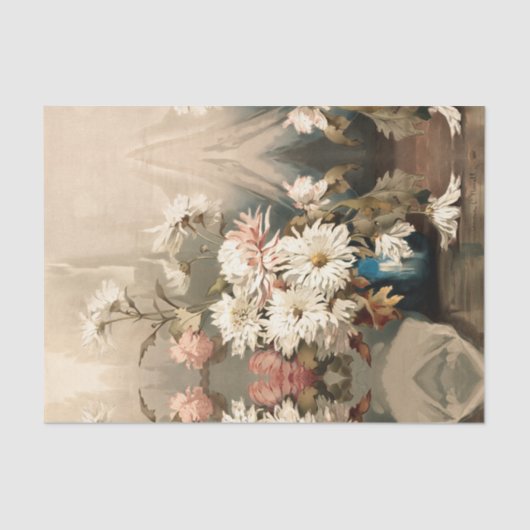 Chrysanthemums, ontkoppeling tissuepapier (Voorkant)