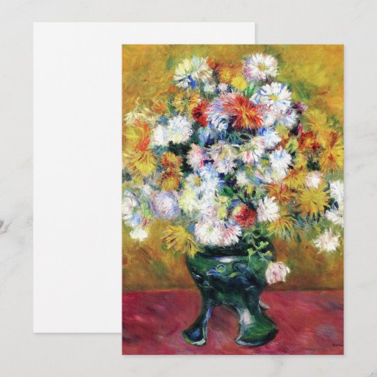 Chrysanthemums | Renoir (Voorkant / Achterkant)