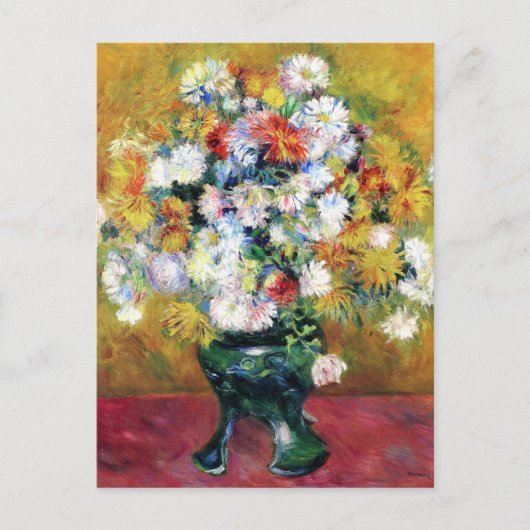 Chrysanthemums | Renoir Briefkaart (Voorkant)