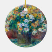 Chrysanthemums | Renoir Keramisch Ornament (Achterkant)