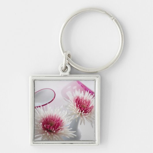 Chrysanthemums Sleutelhanger (Voorkant)