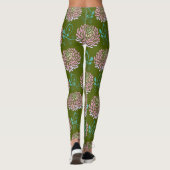 chrysanthemums swirls leggings (Achterkant)