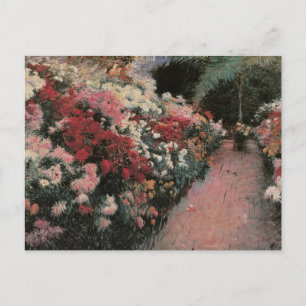 Chrysanthemums van Dennis Bunker Miller, Fine Art Briefkaart
