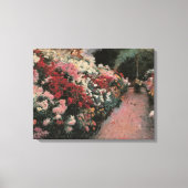 Chrysanthemums van Dennis Bunker Miller, Fine Art Canvas Afdruk (Voorkant)