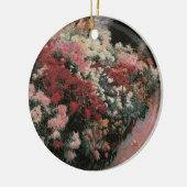 Chrysanthemums van Dennis Bunker Miller, Fine Art Keramisch Ornament (Links)