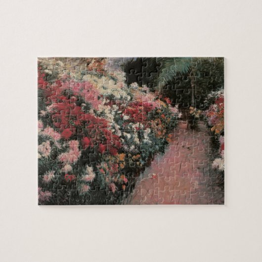 Chrysanthemums van Dennis Bunker Miller, Fine Art Legpuzzel (Horizontaal)