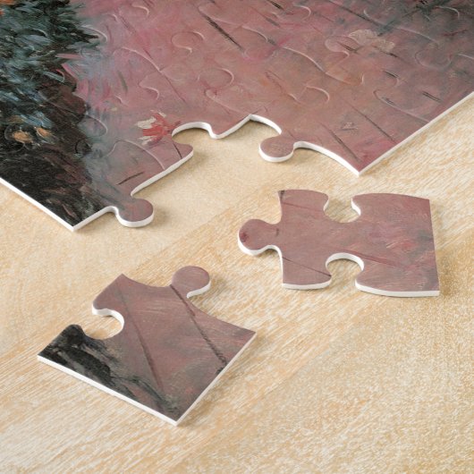 Chrysanthemums van Dennis Bunker Miller, Fine Art Legpuzzel (Zijkant)