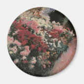 Chrysanthemums van Dennis Bunker Miller, Fine Art Magneet (Voorkant)