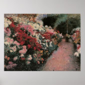 Chrysanthemums van Dennis Bunker Miller, Fine Art Poster (Voorkant)