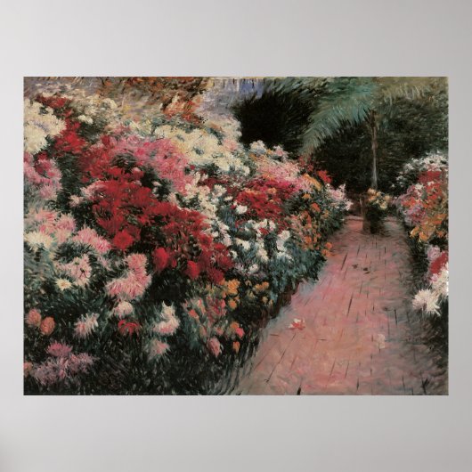 Chrysanthemums van Dennis Bunker Miller, Fine Art Poster (Voorkant)