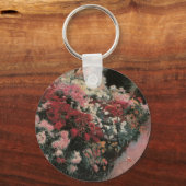 Chrysanthemums van Dennis Bunker Miller, Fine Art Sleutelhanger (Voorkant)