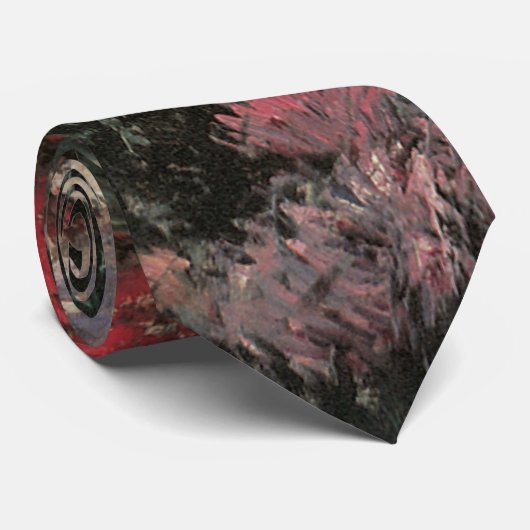 Chrysanthemums van Dennis Bunker Miller, Fine Art Stropdas (Opgerold)