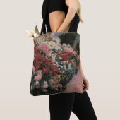 Chrysanthemums van Dennis Bunker Miller, Fine Art Tote Bag (Dichtbij)