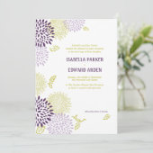 Chrysanthemums Weddenschap 5 x 7 Kaart (Staand voorkant)