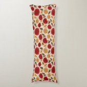 Chrysanths Textuur Huis Styling Boho Memory Foam Lichaamskussen (Voorkant Verticaal)