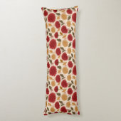 Chrysanths Textuur Huis Styling Boho Memory Foam Lichaamskussen (Achterkant (Verticaal))