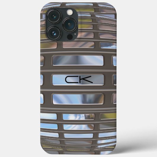 Chrysleen Modern Monogram Case-Mate iPhone Case (Achterkant)