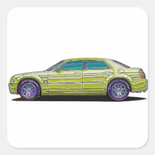 Chrysler 300 2006 vierkante sticker