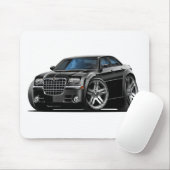 Chrysler 300 zwarte auto muismat (Met muis)