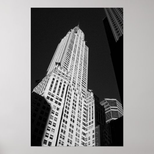 Chrysler bouwt aan New York Poster (Voorkant)