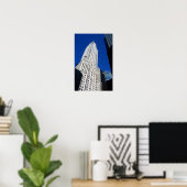 Chrysler bouwt aan New York Poster (Thuiskantoor)