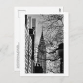 Chrysler-briefkaart van Manhattan Briefkaart (Voorkant / Achterkant)