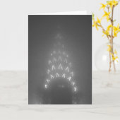 Chrysler Buiding in Mist Kaart (Gele Bloem)