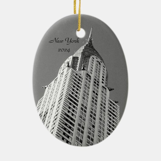Chrysler Building 2025 Ornament (Achterkant)