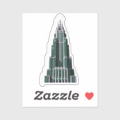 Chrysler Building Art Deco Sticker (Vel)
