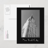 Chrysler Building B&W Ansichtkaart Briefkaart (Voorkant / Achterkant)