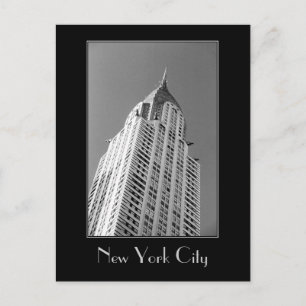 Chrysler Building B&W Ansichtkaart Briefkaart