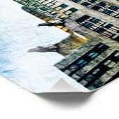 Chrysler Building - Bevroren - New York City Foto Afdruk (Hoek)