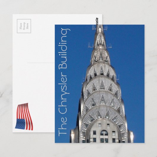 Chrysler Building Briefkaart (Voorkant / Achterkant)