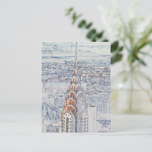 Chrysler Building Briefkaart (Staand voorkant)