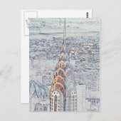 Chrysler Building Briefkaart (Voorkant / Achterkant)