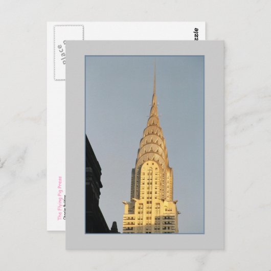 Chrysler Building Briefkaart (Voorkant / Achterkant)