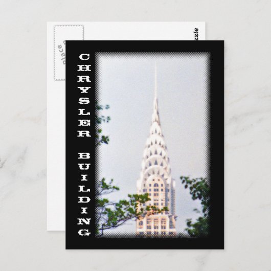 Chrysler Building Briefkaart (Voorkant / Achterkant)