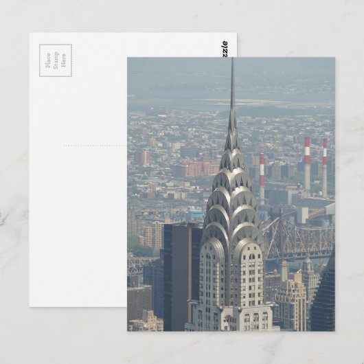 Chrysler Building Briefkaart (Voorkant / Achterkant)