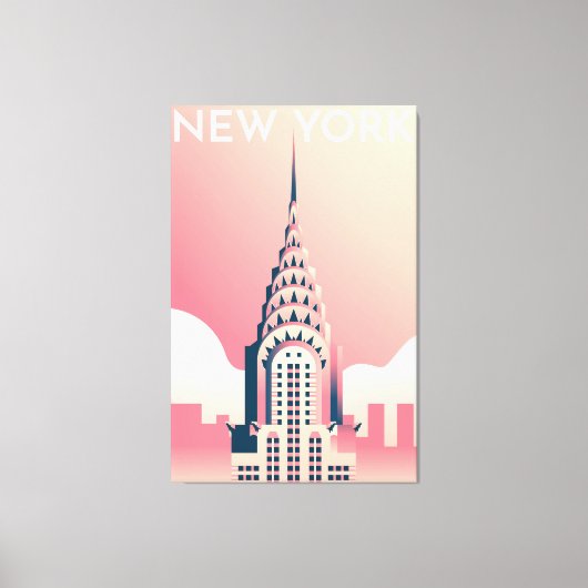 Chrysler Building Canvas Afdruk (Voorkant)